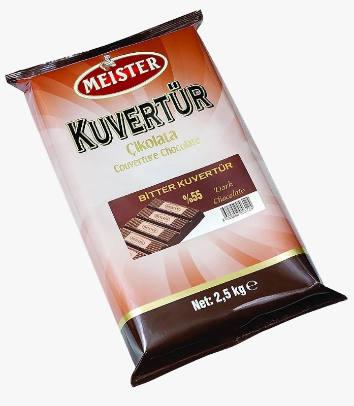 Meister %55 Bitter Kuvertür Çikolata